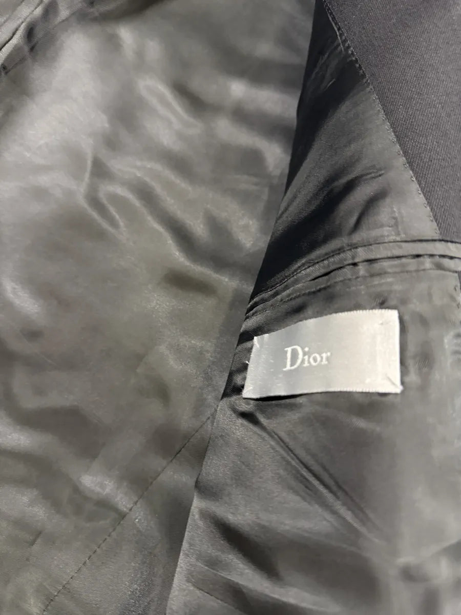 AW2002 Dior Black Reflexion Blazer Jacket by Hedi Slimane bknIxSo 11