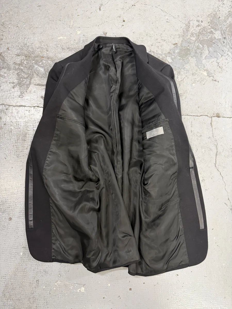 AW2002 Dior Black Reflexion Blazer Jacket by Hedi Slimane bknIxSo 6