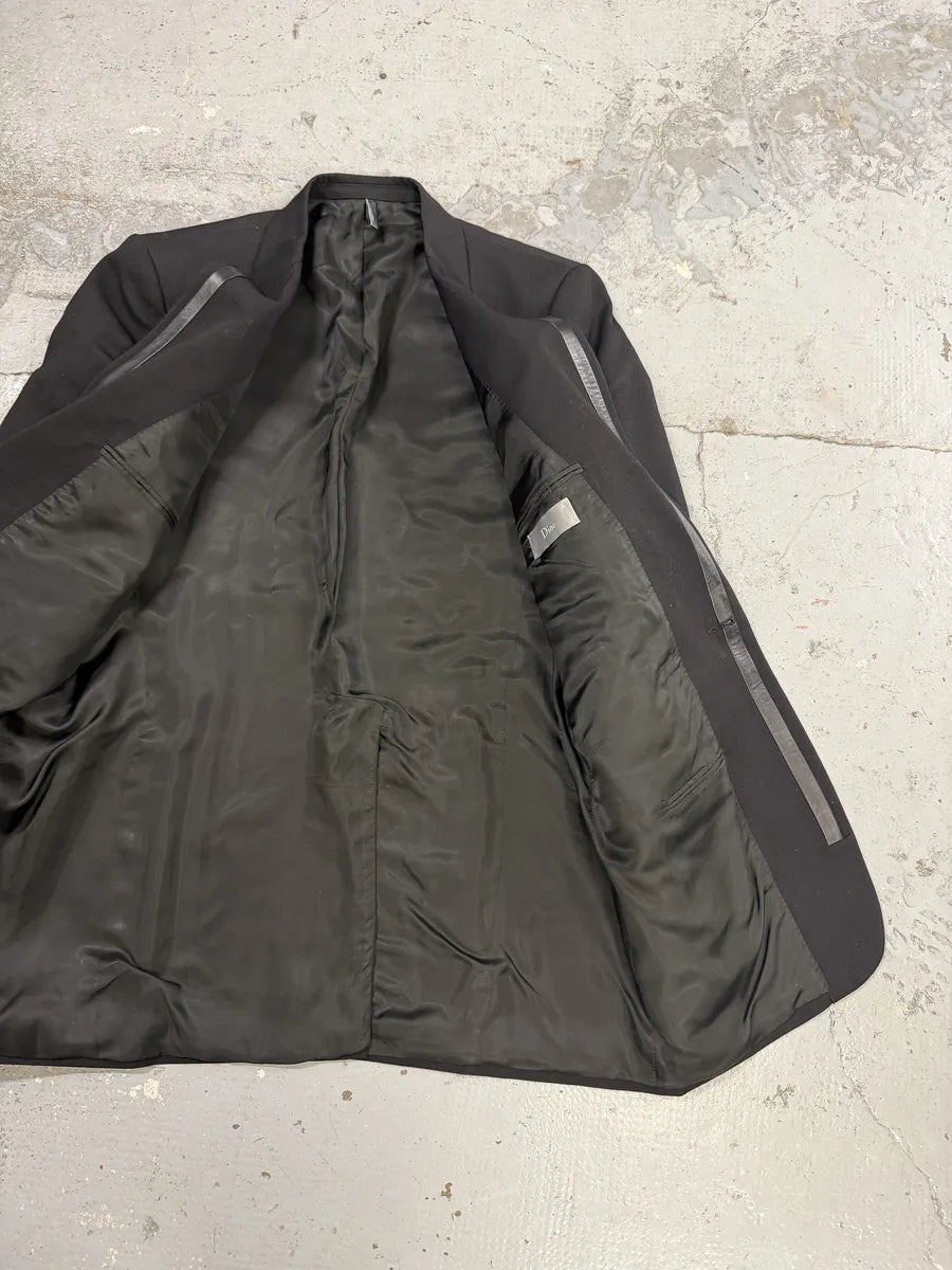 AW2002 Dior Black Reflexion Blazer Jacket by Hedi Slimane bknIxSo 7