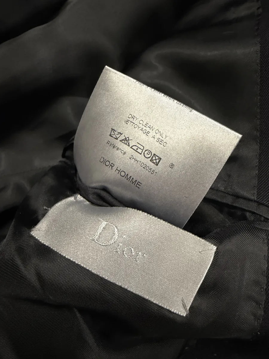 AW2002 Dior Black Reflexion Blazer Jacket by Hedi Slimane bknIxSo 9