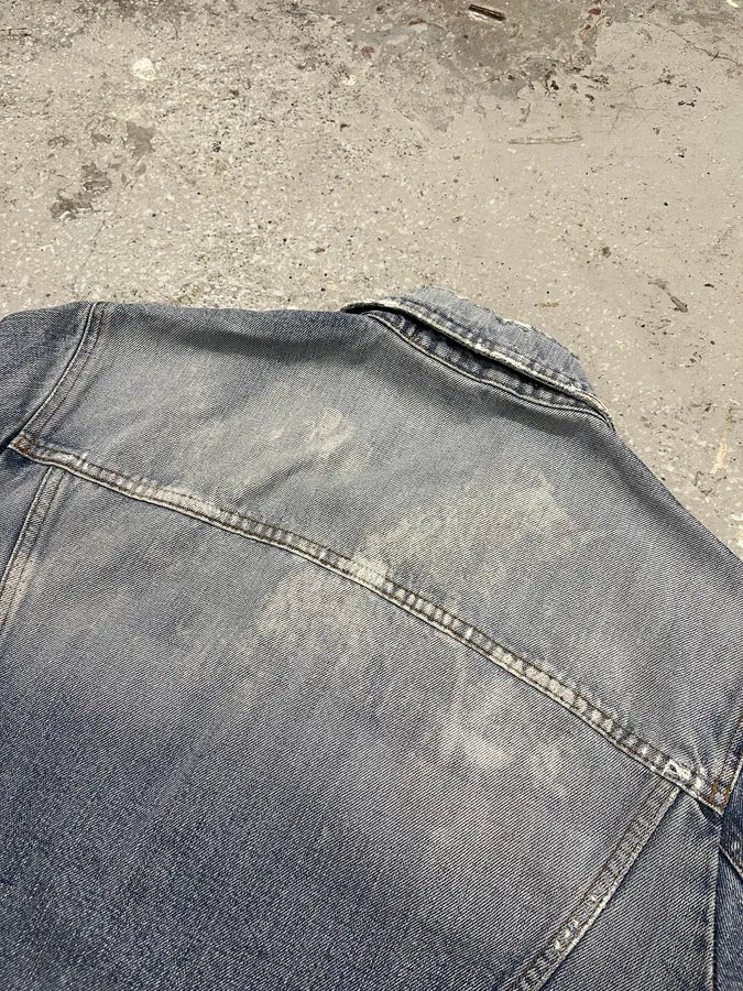 SS2002 Dolce & Gabbana Blue Painted Denim Jacket (M) (M) LdEheBl 8