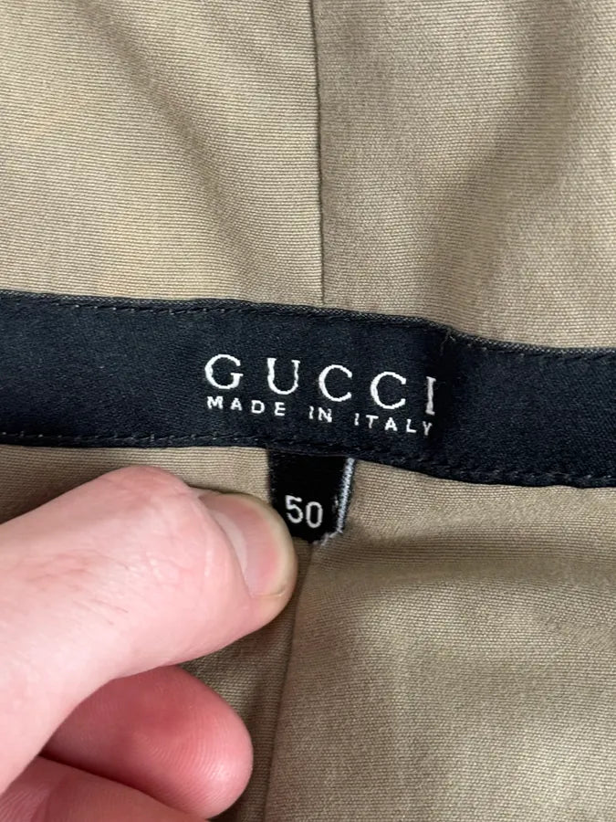 FW2001 Gucci Beige Minimalist Jacket by Tom Ford OcWBiIz 14