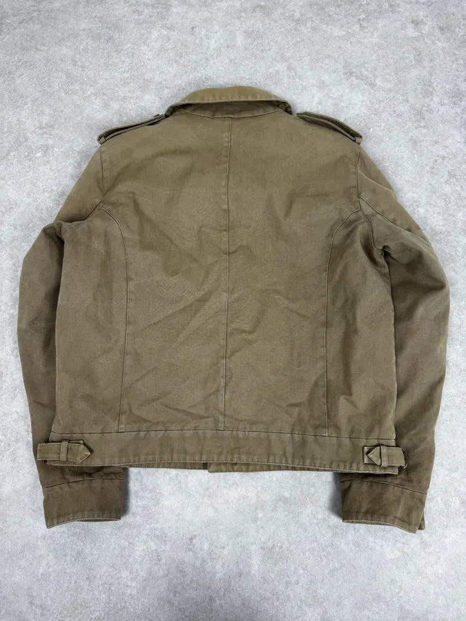 FW2001 Gucci Beige Minimalist Jacket by Tom Ford OcWBiIz 4