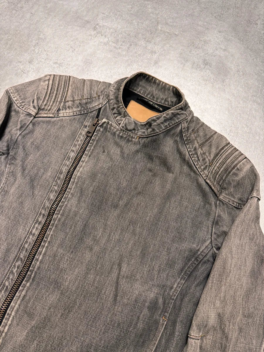 SS2002 Gucci Biker Pro Denim Jacket by Tom Ford TdbhTms 3