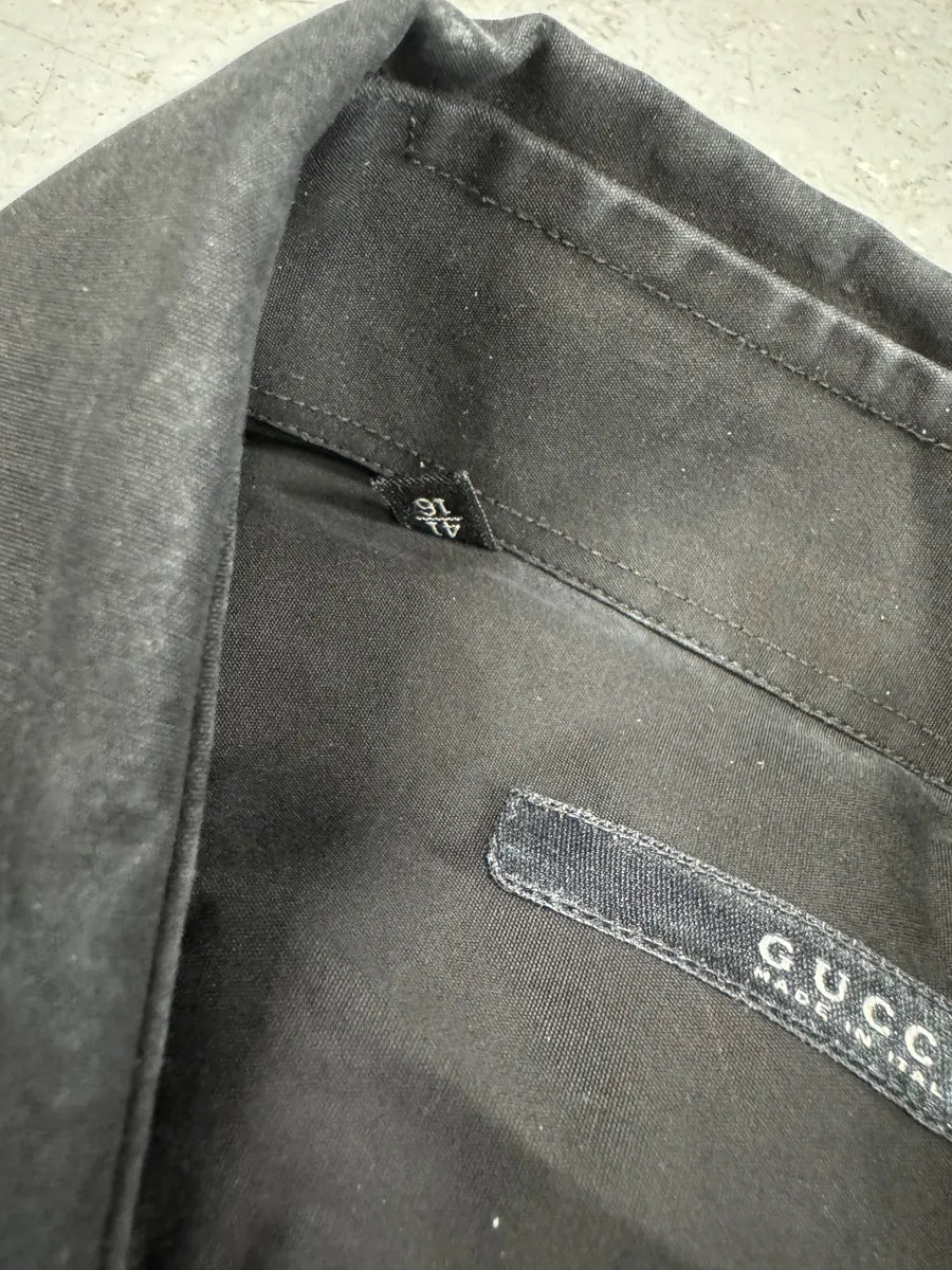 SS2002 Gucci by Tom Ford Black Shirt yKEvaht 4