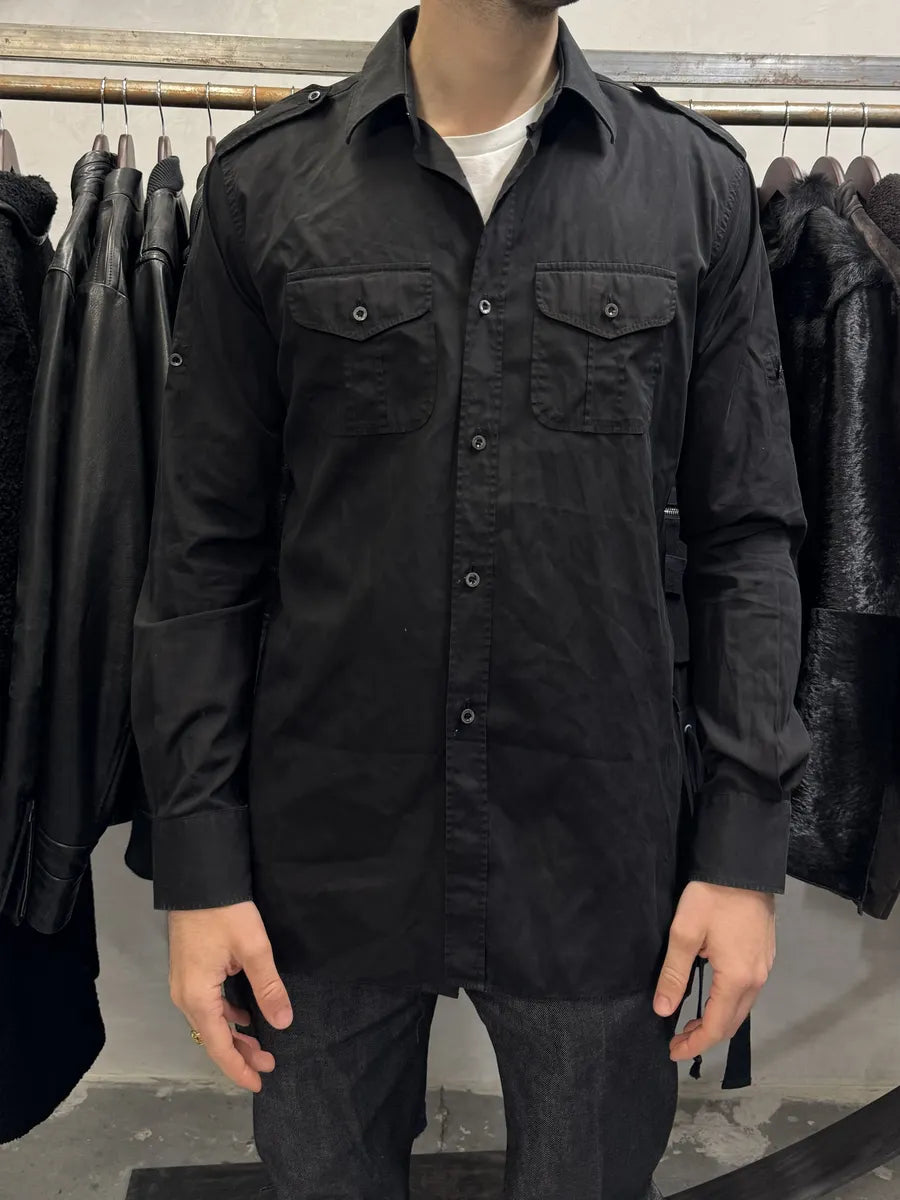 SS2002 Gucci by Tom Ford Black Shirt yKEvaht 9