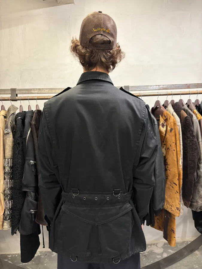 SS2002 Gucci by Tom Ford Imperial Long Black Jacket dZYuVns 3