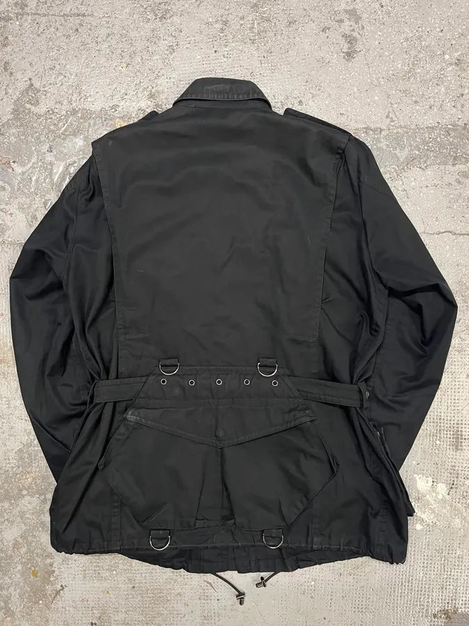 SS2002 Gucci by Tom Ford Imperial Long Black Jacket dZYuVns 4