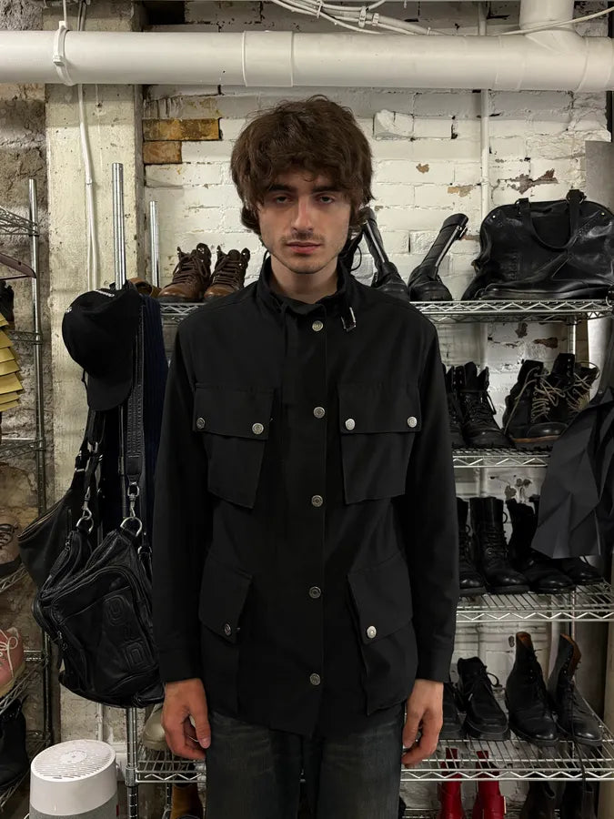 SS2002 Gucci Multi Pockets Imperial Black Jacket ajxCBTg 1