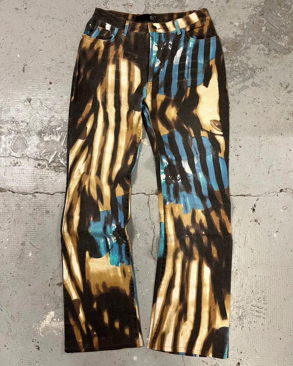 SS2002 Just Cavalli Psychadelic Hallucination Pants (L) hvnmtpb 0