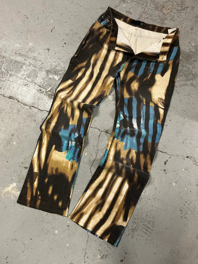 SS2002 Just Cavalli Psychadelic Hallucination Pants (L) hvnmtpb 5