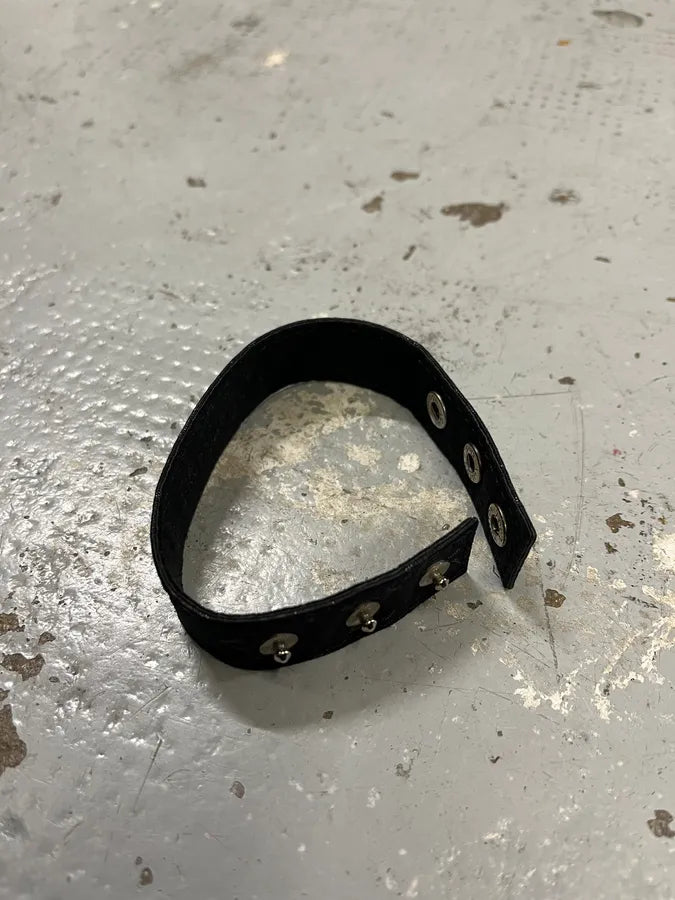 SS2002 Louis Vuitton Monogram Button Black Bracelet ZyWPcZy 6