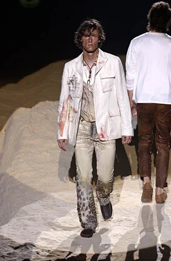 SS2002 Roberto Cavalli Beige Leopard Denim Jeans EfjaLAE 1