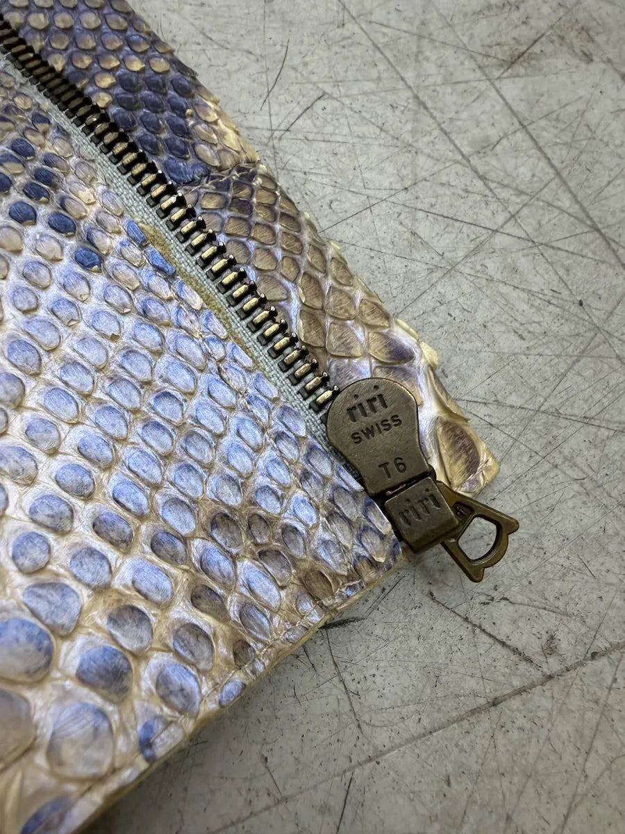 SS2002 Roberto Cavalli Beige Python Leather Jacket DrhFyYB 11