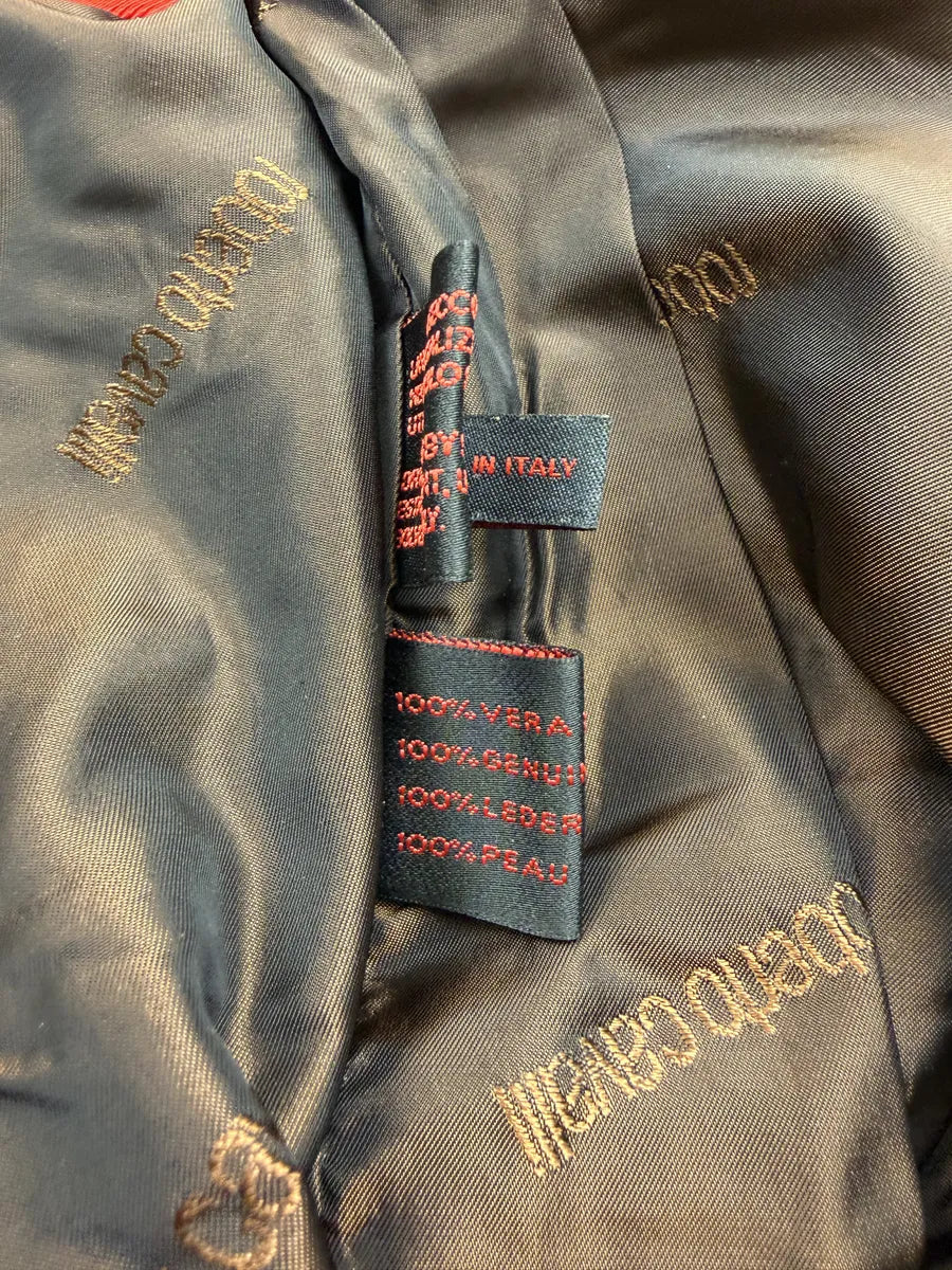 SS2002 Roberto Cavalli Brown Eroded Suede Leather Pants qzjxZVV 11