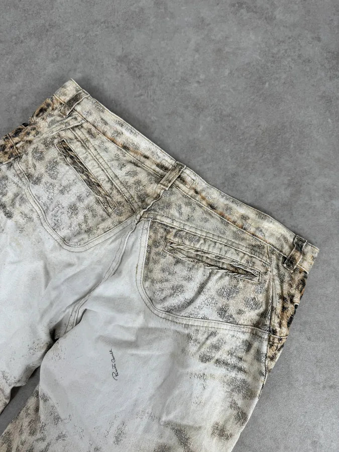 SS2002 Roberto Cavalli Leopard Faded Pants OaMeWIa 7