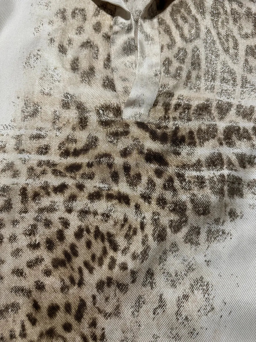 SS2002 Roberto Cavalli Leopard V Shirt Top WzXLjAM 4