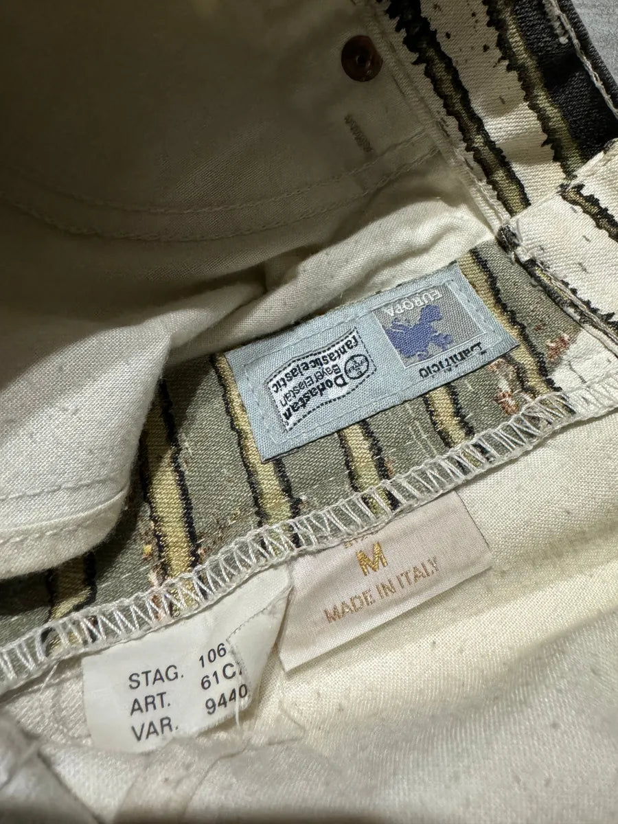 SS2002 Roberto Cavalli Lion Savage Relaxed Summer Pants ZafOVgJ 2