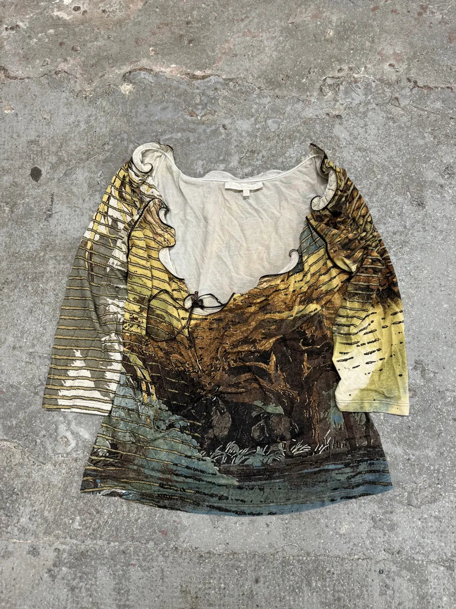 SS2002 Roberto Cavalli Lion Savage Top  (S) 1
