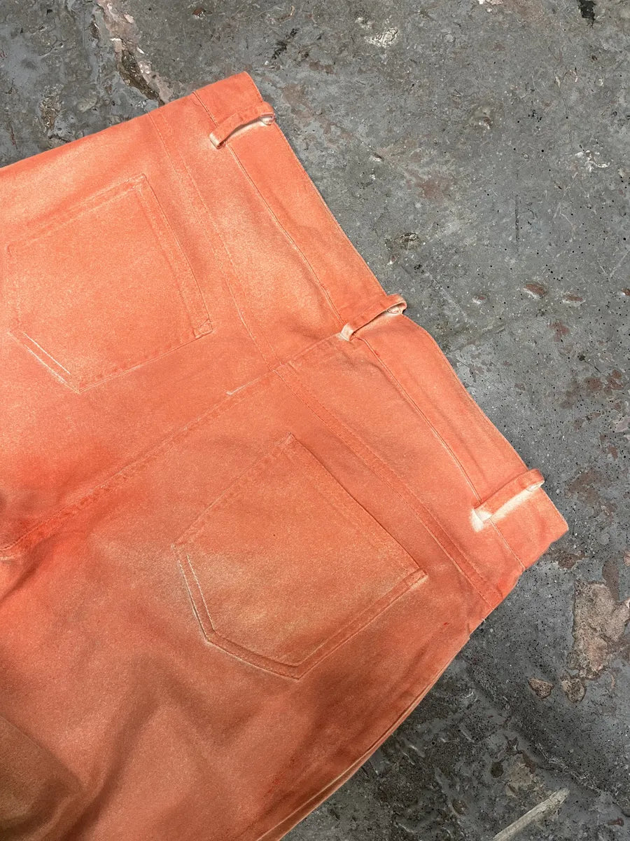 SS2002 Roberto Cavalli Orange & Green Gradient Soft Pants (S/M) uXAmaeU 5