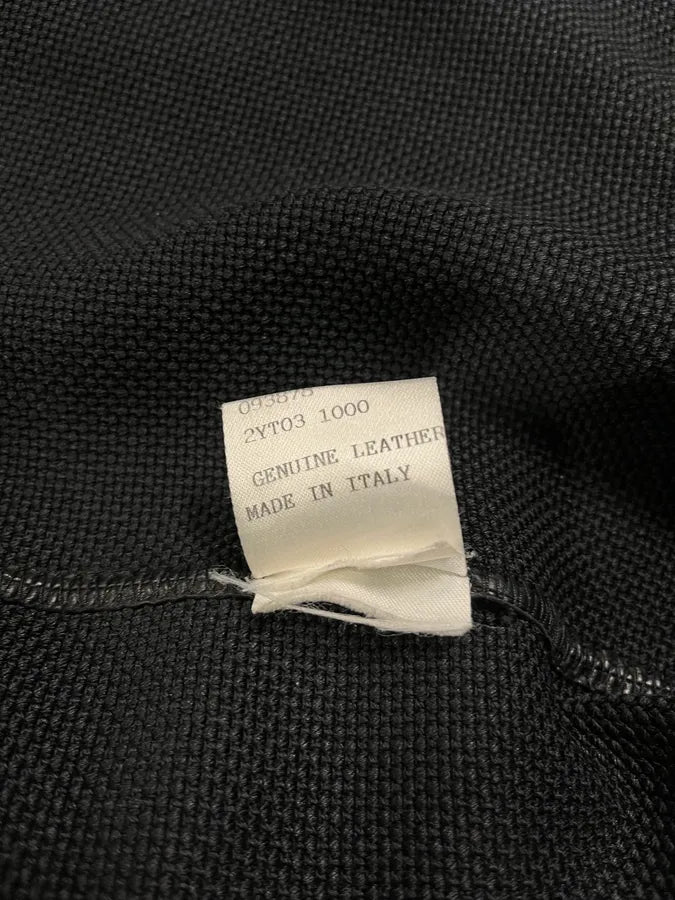 SS2002 Saint Laurent Tom Ford Black Leather Bomber Jacket OLNJUbY 8