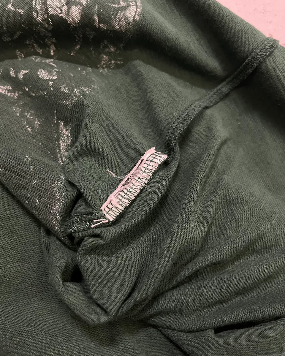 SS2003 Balenciaga Deep Green Toucan Jungle T-Shirt LkNExcm 10