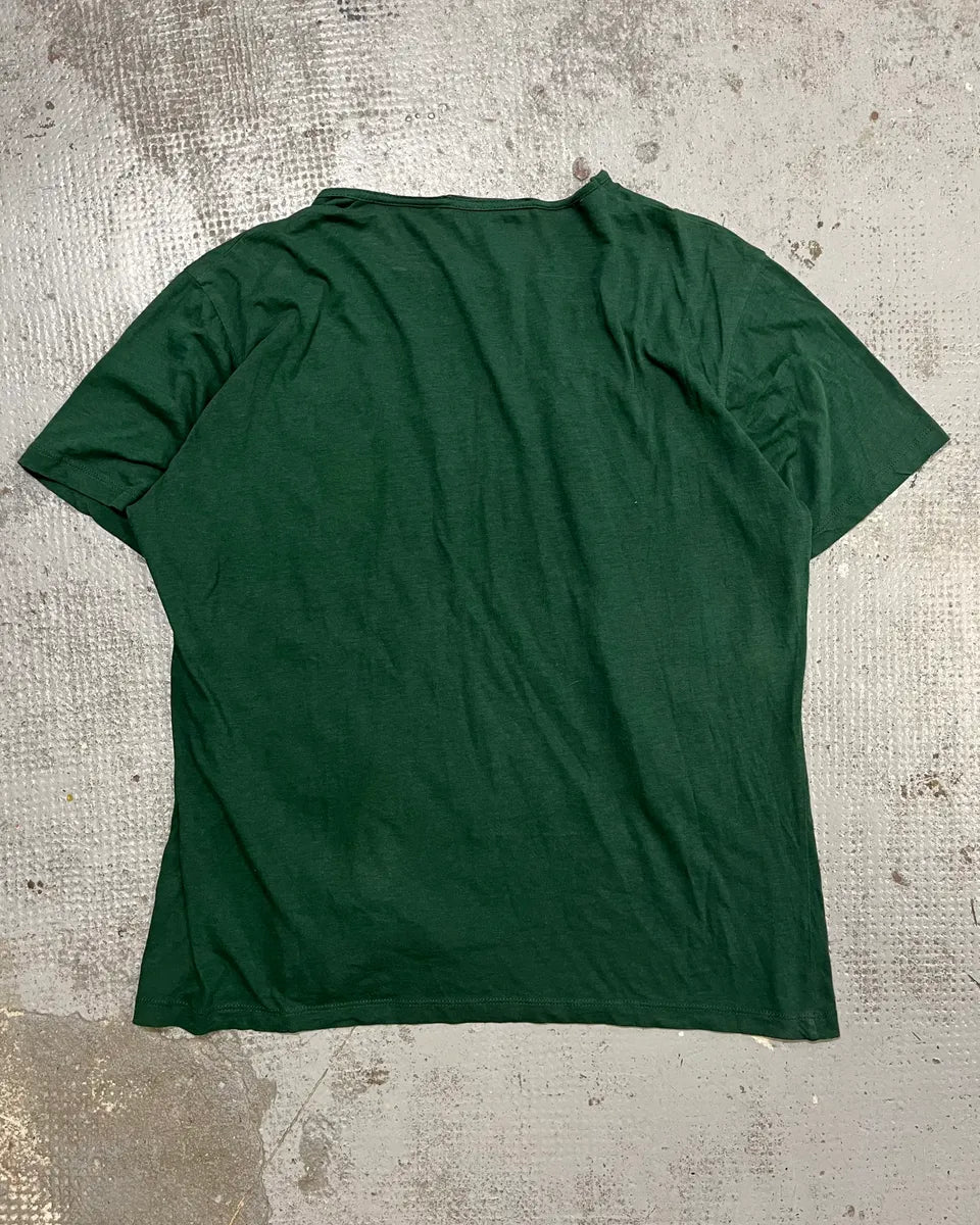 SS2003 Balenciaga Deep Green Toucan Jungle T-Shirt LkNExcm 8