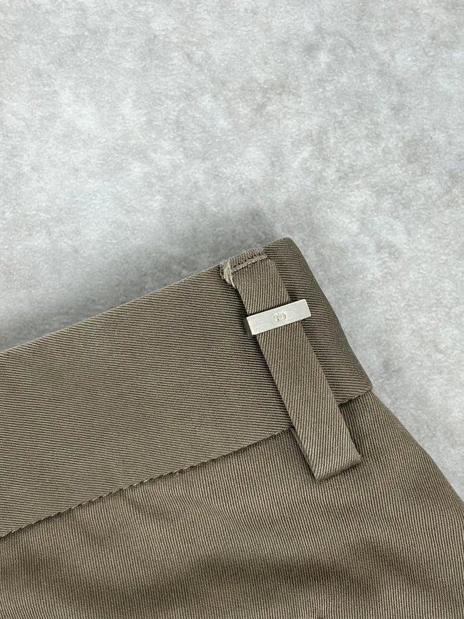 SS2003 Dior Homme Green Classy Tailored Pants by Hedi Slimane mJvFyhO 8