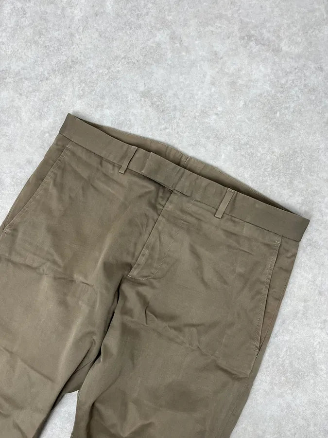 SS2003 Dior Homme Green Classy Tailored Pants by Hedi Slimane mJvFyhO 4