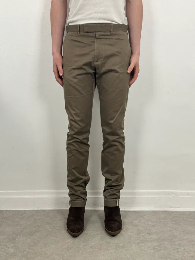 SS2003 Dior Homme Green Classy Tailored Pants by Hedi Slimane mJvFyhO 1