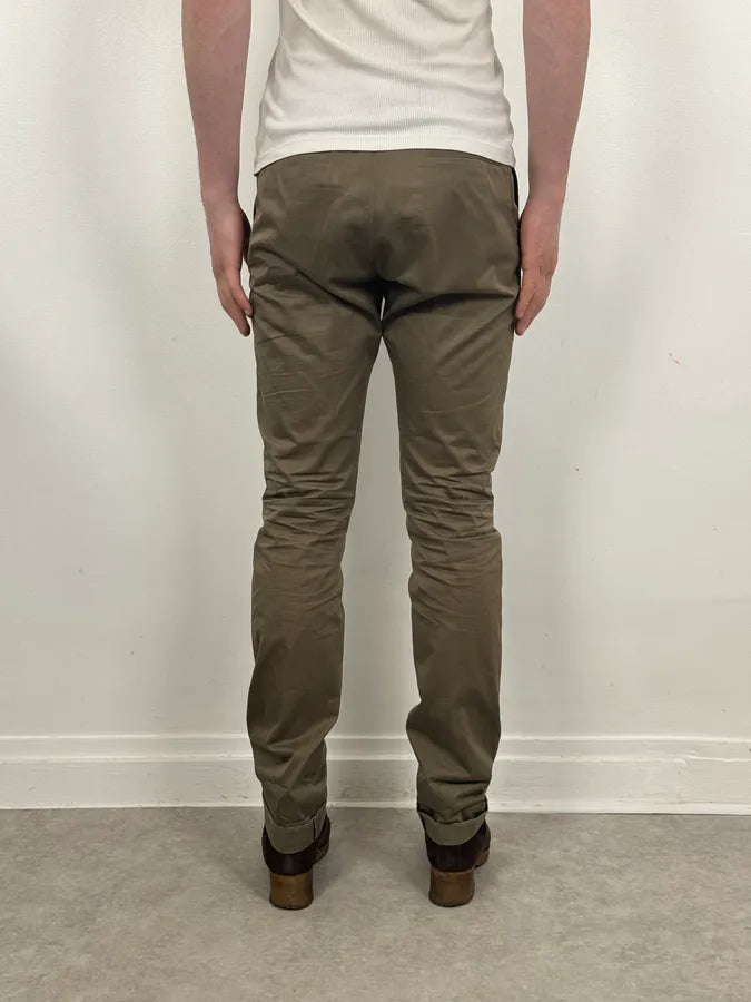 SS2003 Dior Homme Green Classy Tailored Pants by Hedi Slimane mJvFyhO 3