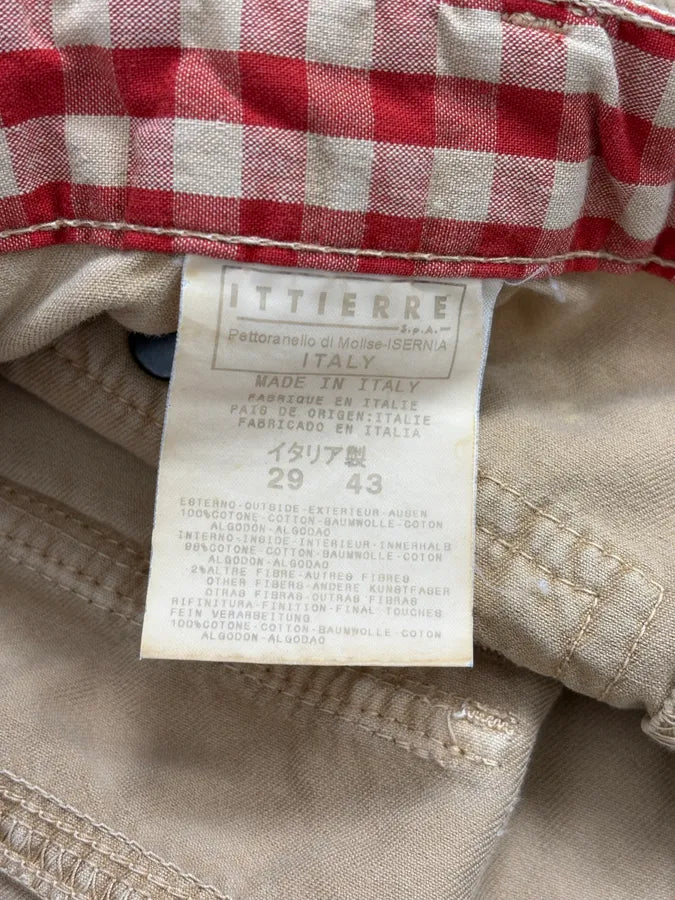 SS2003 Dolce & Gabbana Beige Cargo Utility Pants dtlCkBa 12