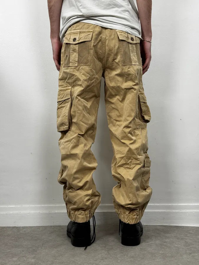 SS2003 Dolce & Gabbana Beige Cargo Utility Pants dtlCkBa 2