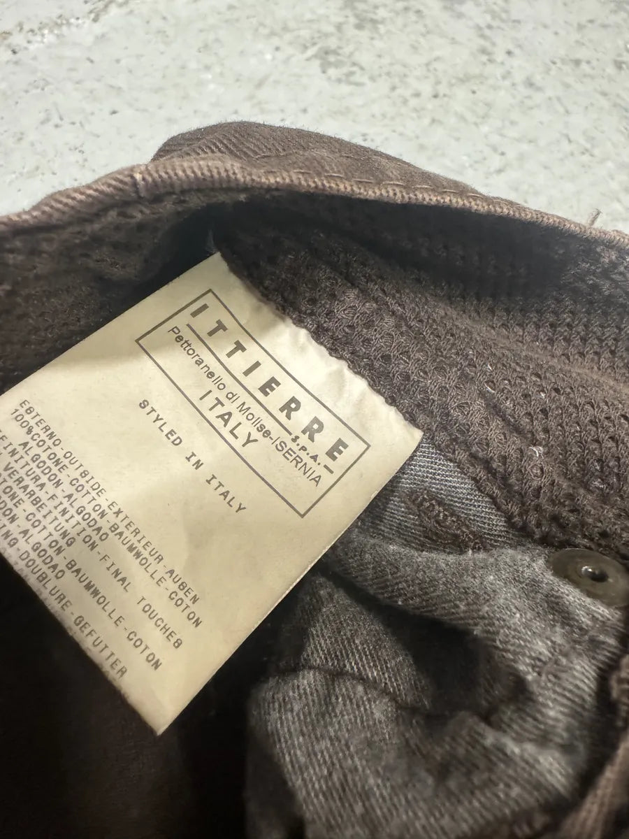 SS2003 Dolce & Gabbana Brown Aviator Full Zips Cargo Pant (S) 12
