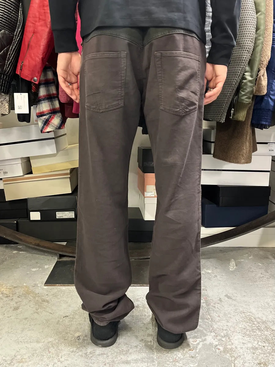SS2003 Dolce & Gabbana Brown Soft Pants AcywDFP 1