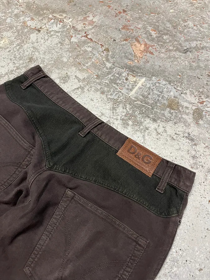 SS2003 Dolce & Gabbana Brown Soft Pants AcywDFP 7