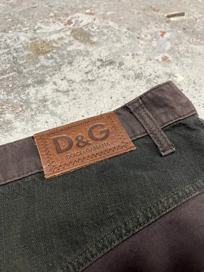 SS2003 Dolce & Gabbana Brown Soft Pants AcywDFP 8