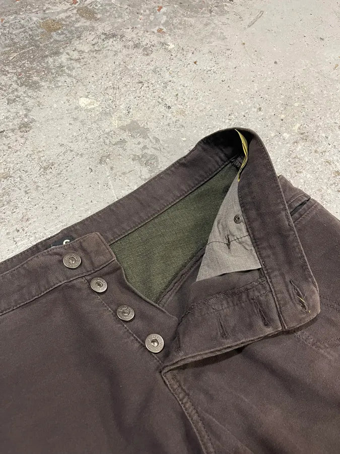 SS2003 Dolce & Gabbana Brown Soft Pants AcywDFP 9