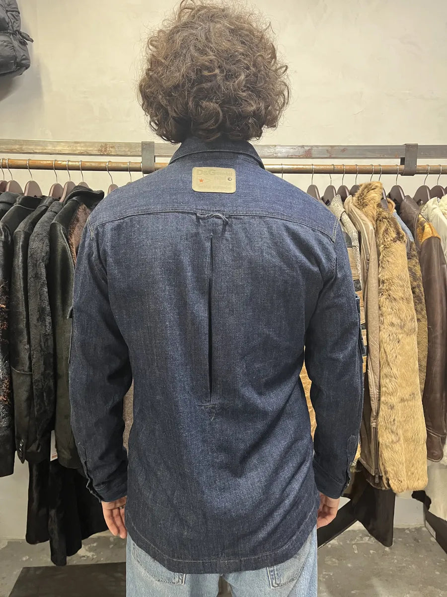 SS2003 Dolce & Gabbana Cargo Combat Denim Shirt qloAihv 2