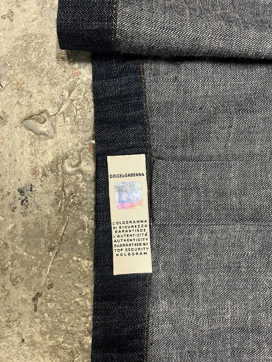 SS2003 Dolce & Gabbana Cargo Combat Denim Shirt (M/L) qloAihv 8