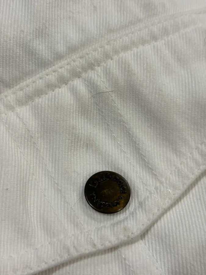 SS2003 Dolce & Gabbana Cargo Fisher White Jacket WFpnwux 8