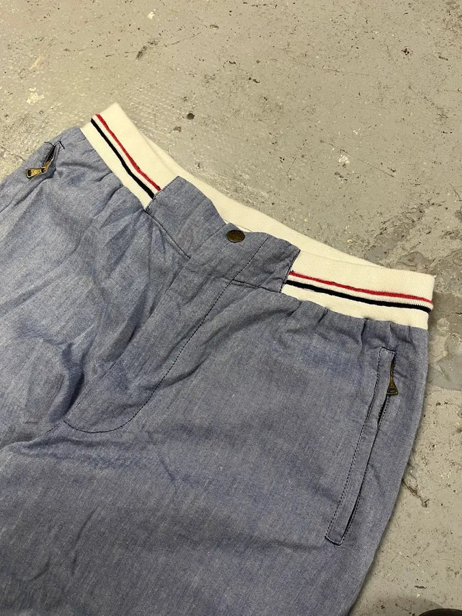 SS2003 Dolce & Gabbana Cargo Full Zip Light Pants (M) QcbRtAX 6