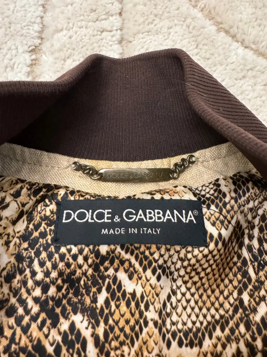 SS2003 Dolce & Gabbana Cargo Hunter Linen Jacket cQLwEPX 2