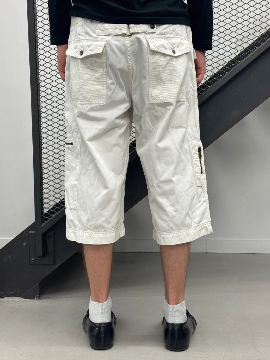 SS2003 Dolce & Gabbana Cargo White Shorts XwpbGnd 2