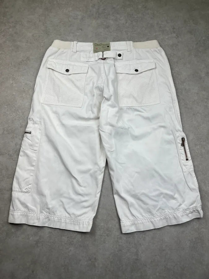 SS2003 Dolce & Gabbana Cargo White Shorts XwpbGnd 7