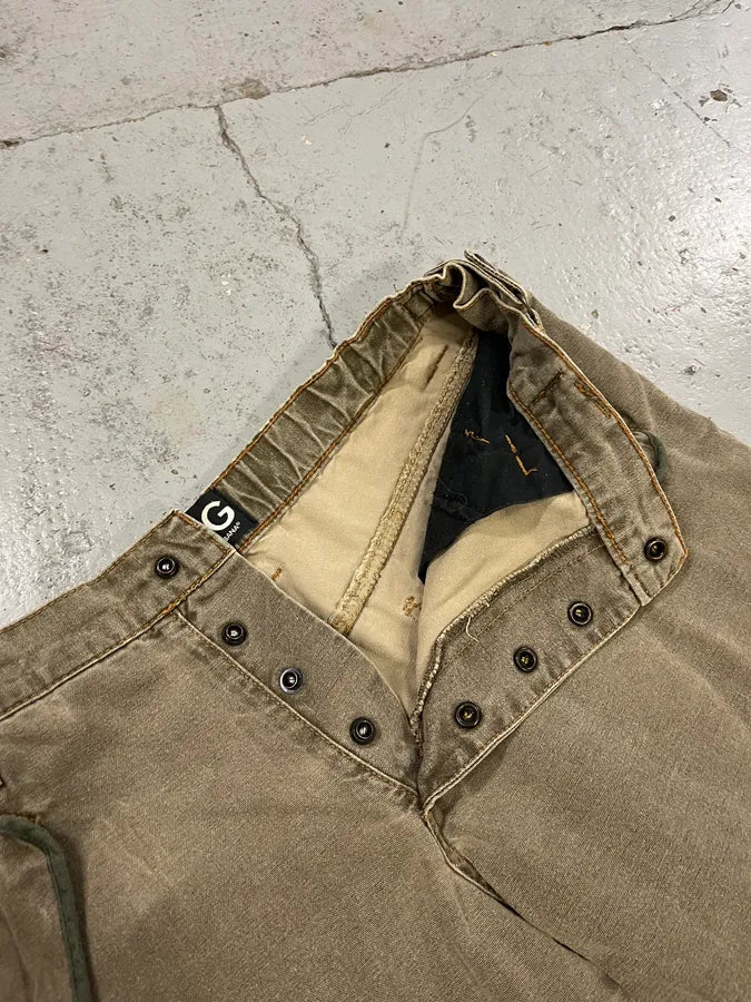 SS2003 Dolce & Gabbana Combat Cargo Khaki Pants oVffNyE 10