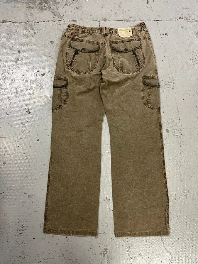 SS2003 Dolce & Gabbana Combat Cargo Khaki Pants oVffNyE 7