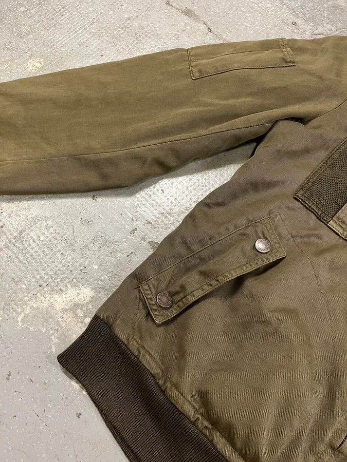 SS2003 Dolce & Gabbana Combat Military Multi Pockets Olive Jacket HfBHiOQ 5