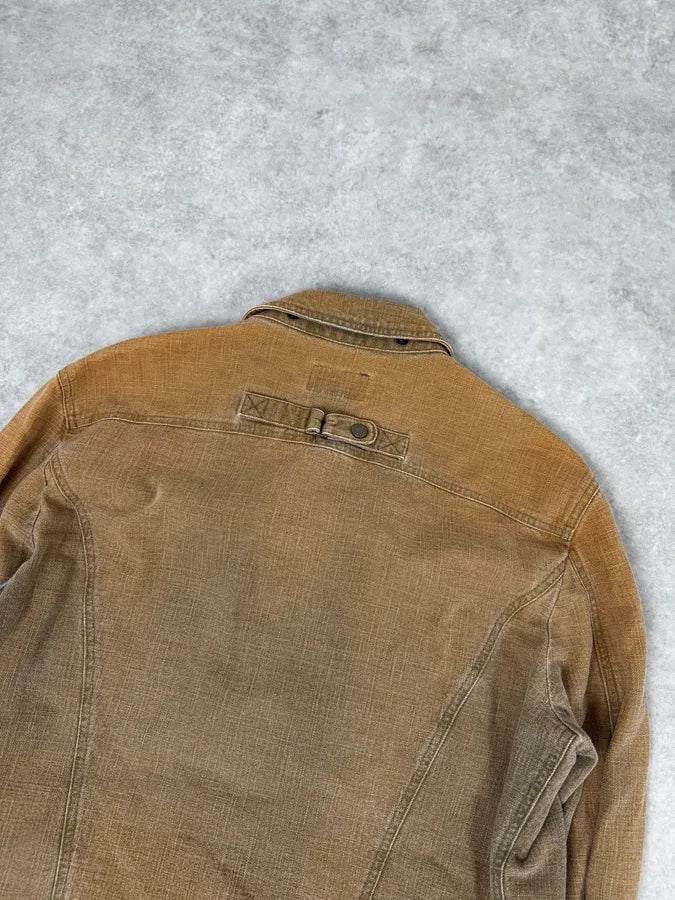 SS2003 Dolce & Gabbana Faded Beige Combat Light Jacket vsYzAnW 5