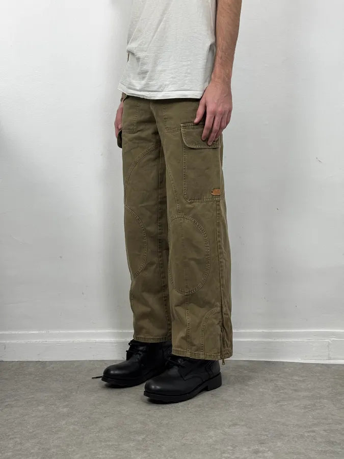 SS2003 Dolce & Gabbana Green Cargo Multipockets Pants  oSBczJd 1